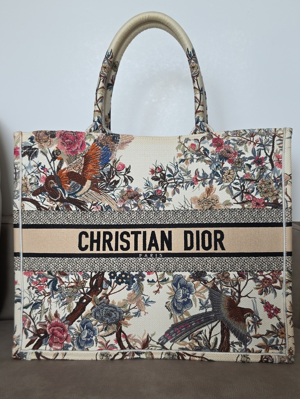 Christian Dior Jardin d'Hiver Book Tote - L